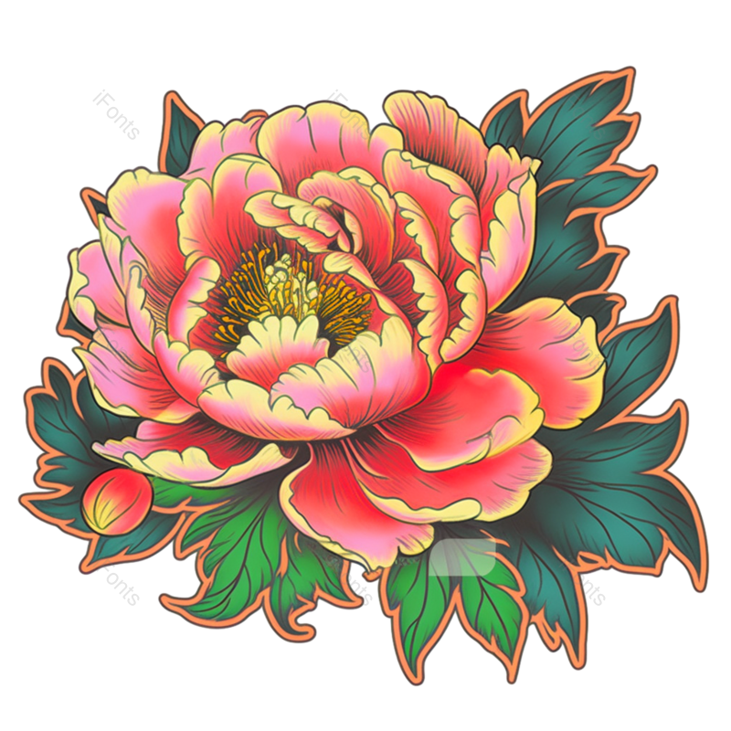 鲜花背景图片,鲜花边框元素,PNG,免抠素材